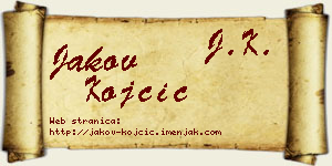 Jakov Kojčić vizit kartica